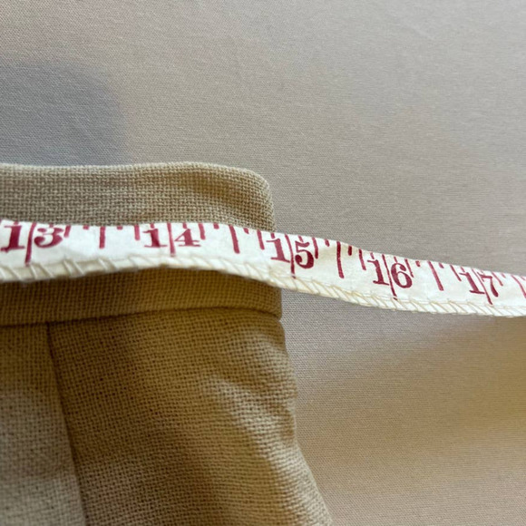 Citi by Yansi Fugel Khaki wool blend Skirt 14 - Picture 6 of 9